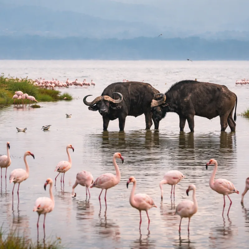 Lake Naivasha hippos and Hell's Gate cycling — 5-day Kenya safari add-on
